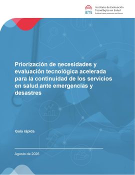 Estudio 2 Guía Rápida Evaluación Tecnológica Acelerada Continuidad Servicios Salud IETS2026 page 0001